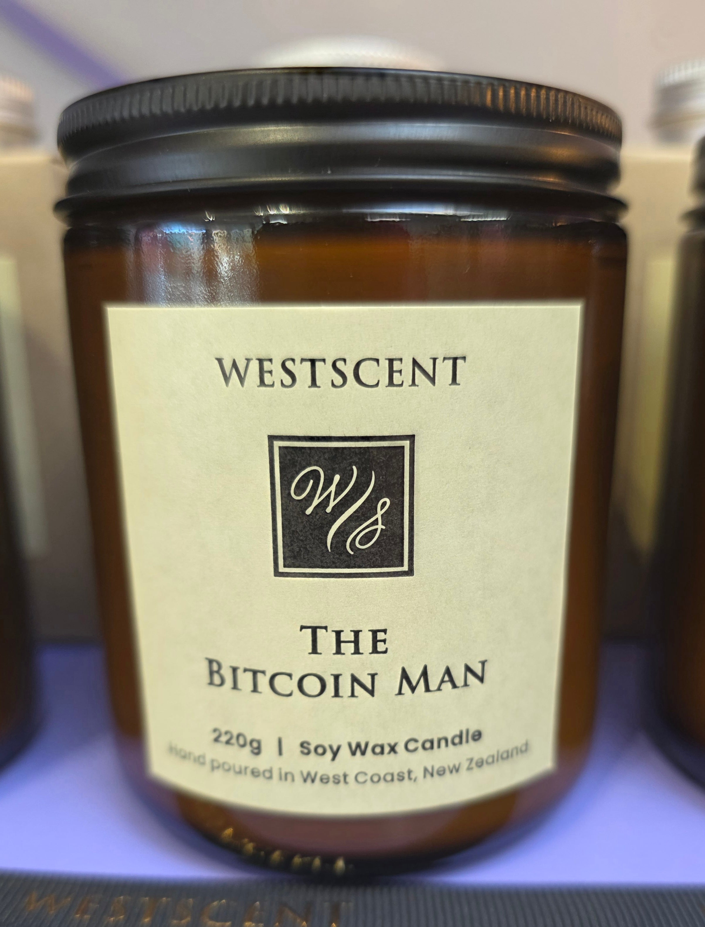 WestScent Soy Candle 220g - The Bitcoin Man