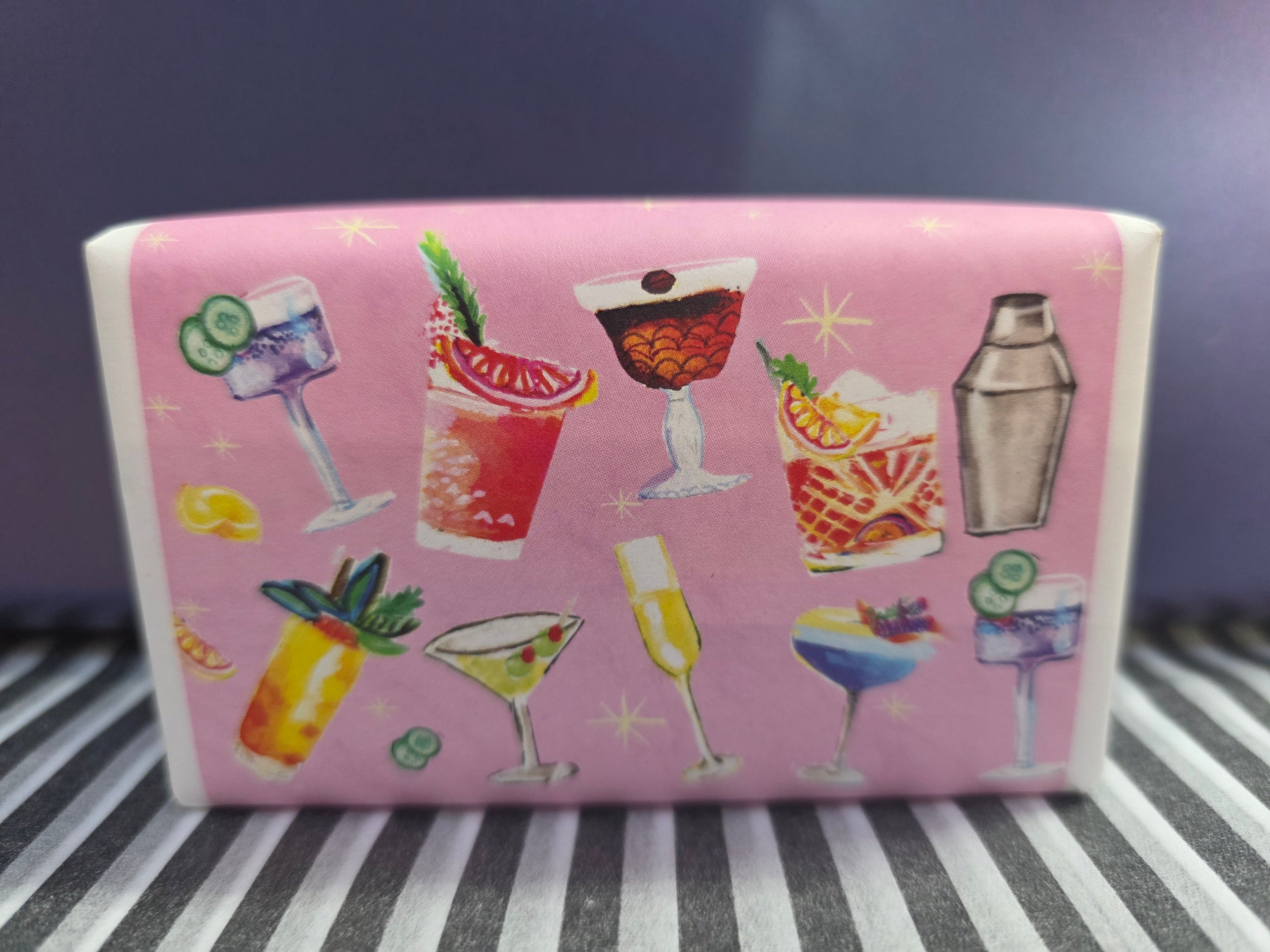 Huxter Wrapped Soap - Cocktail Party Pink