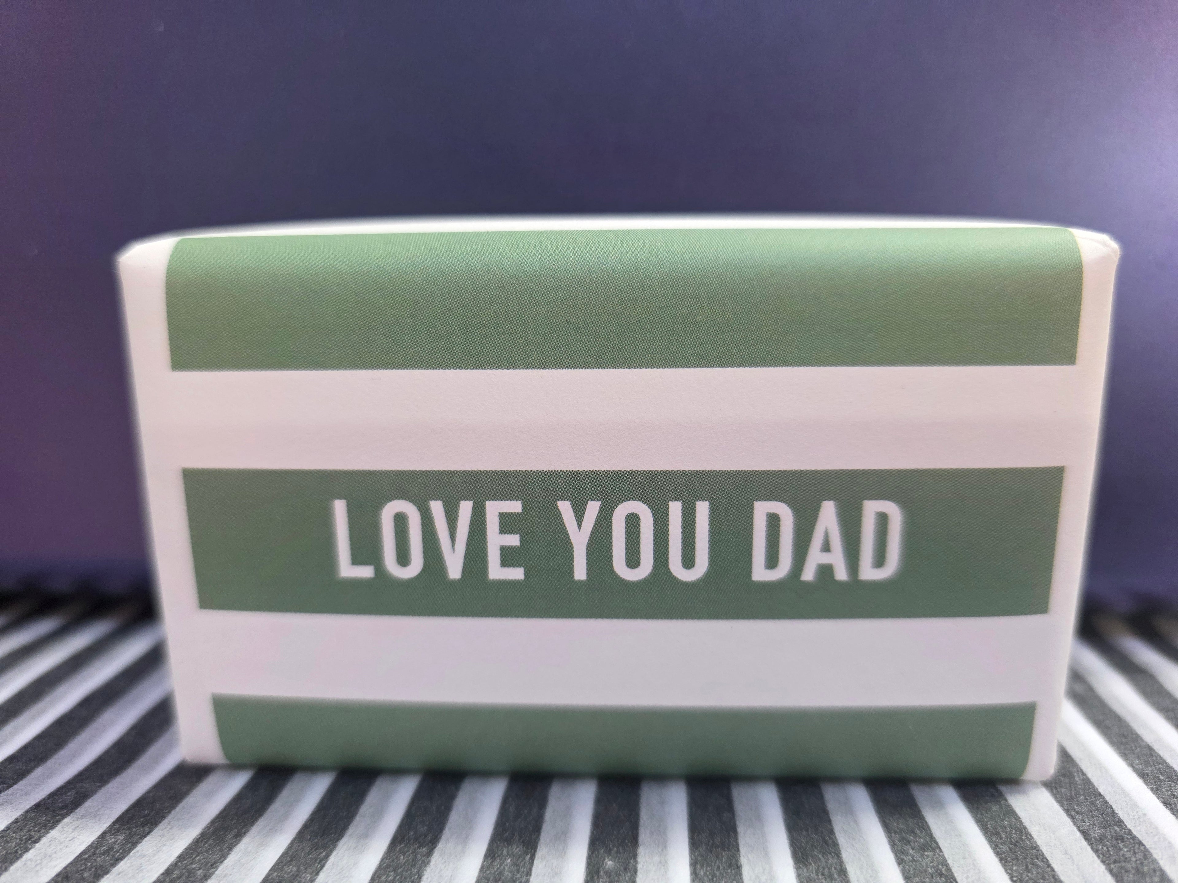Huxter Wrapped Soap - Love You Dad