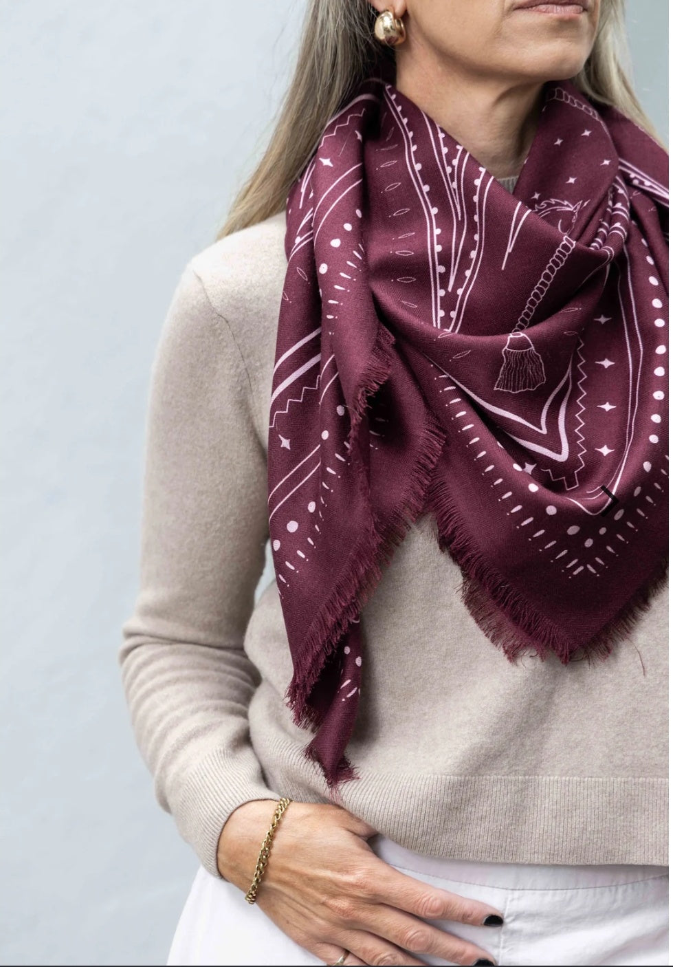 Dark Hampton X Ellie Compton Scarf - The Hadfield