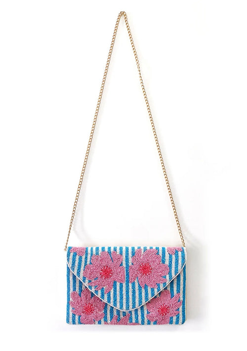 Dark Hampton Beaded Bag - Petite Fleur