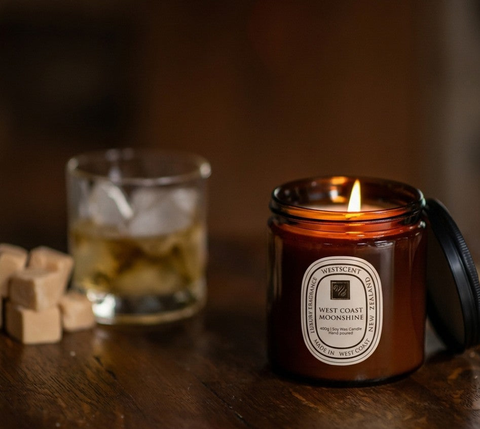WestScent Soy Candle 400g - West Coast Moonshine