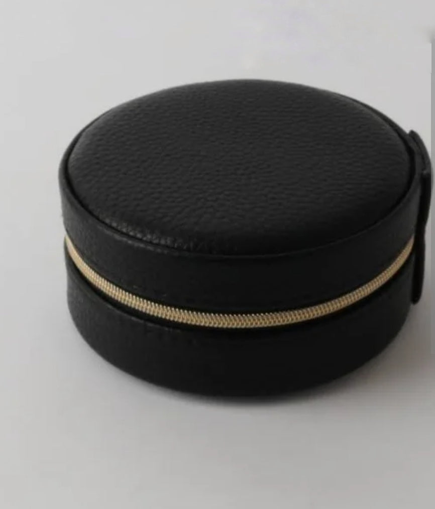 Le Forge Jewellery Travel Box Round - Black