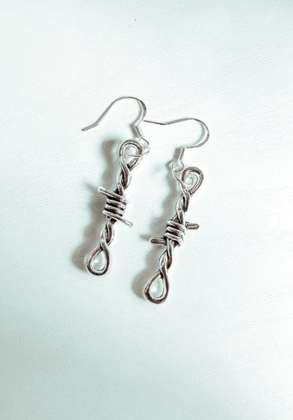 Western Edge Barbed Wire Earrings