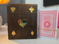 Le Forge Single Card Box - Black & Brass (playing cards included)