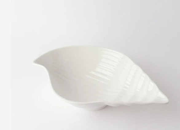 Melamine White Conch Shell Bowl - Le Forge