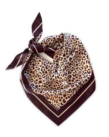 Dark Hampton Bailey Large Silk Scarf