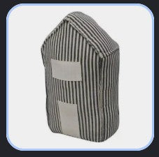 Le Forge Door Stop - Grey/White Stripe