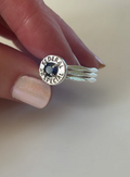 Western Edge Federal .38 Special Ring - Blue Topaz