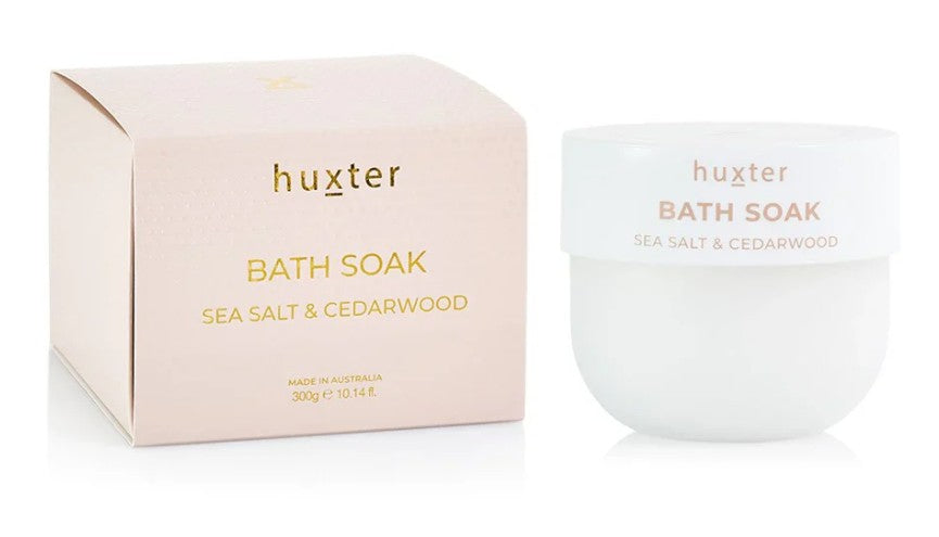 Huxter Bath Soak 300g Boxed - Sea Salt & Cedarwood