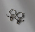 Western Edge Longhorn Earrings