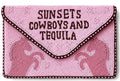 Dark Hampton Beaded Bag - The Pink Pony