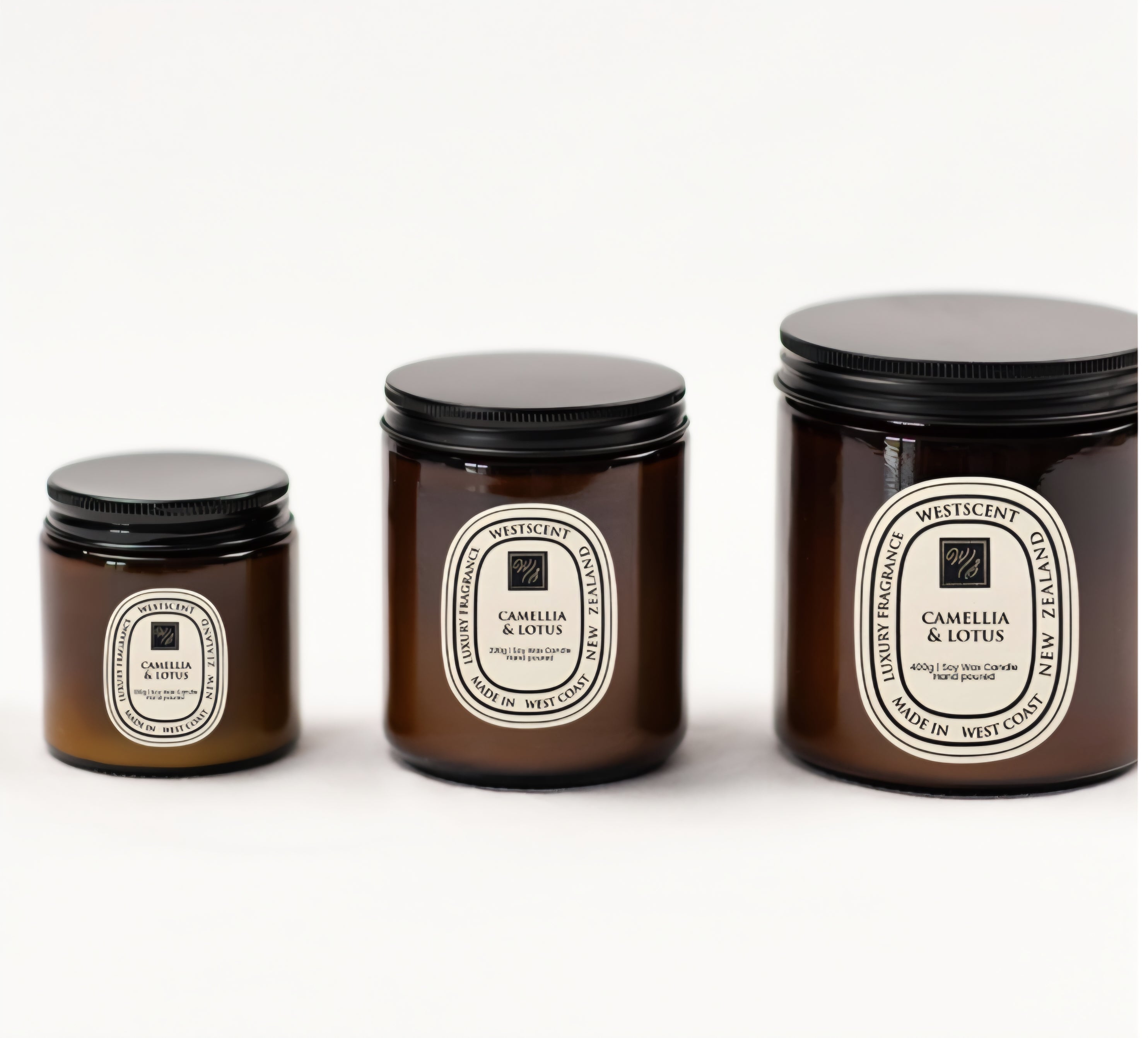 WestScent Soy Candle 100g - Leather & Oud