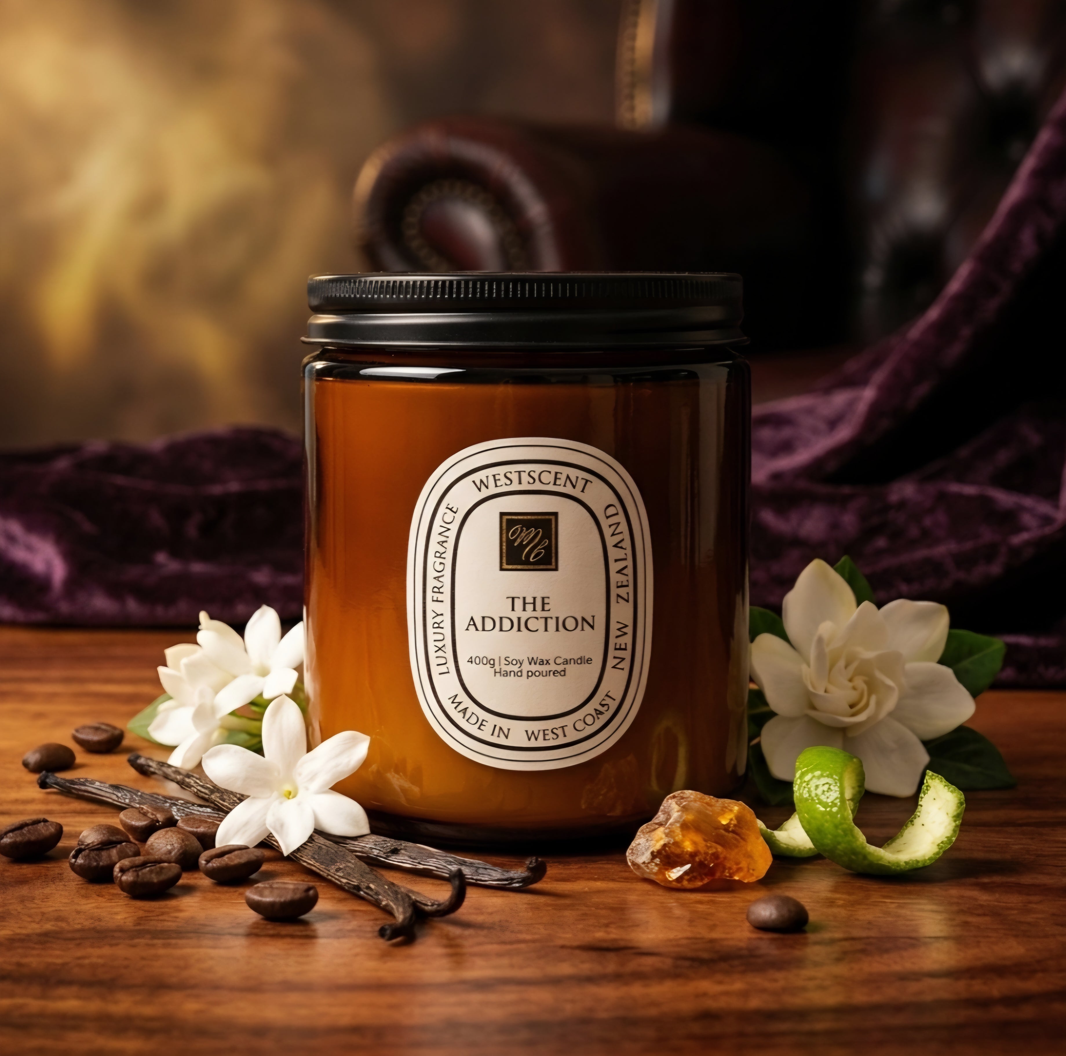 WestScent Soy Candle 100g - The Addiction