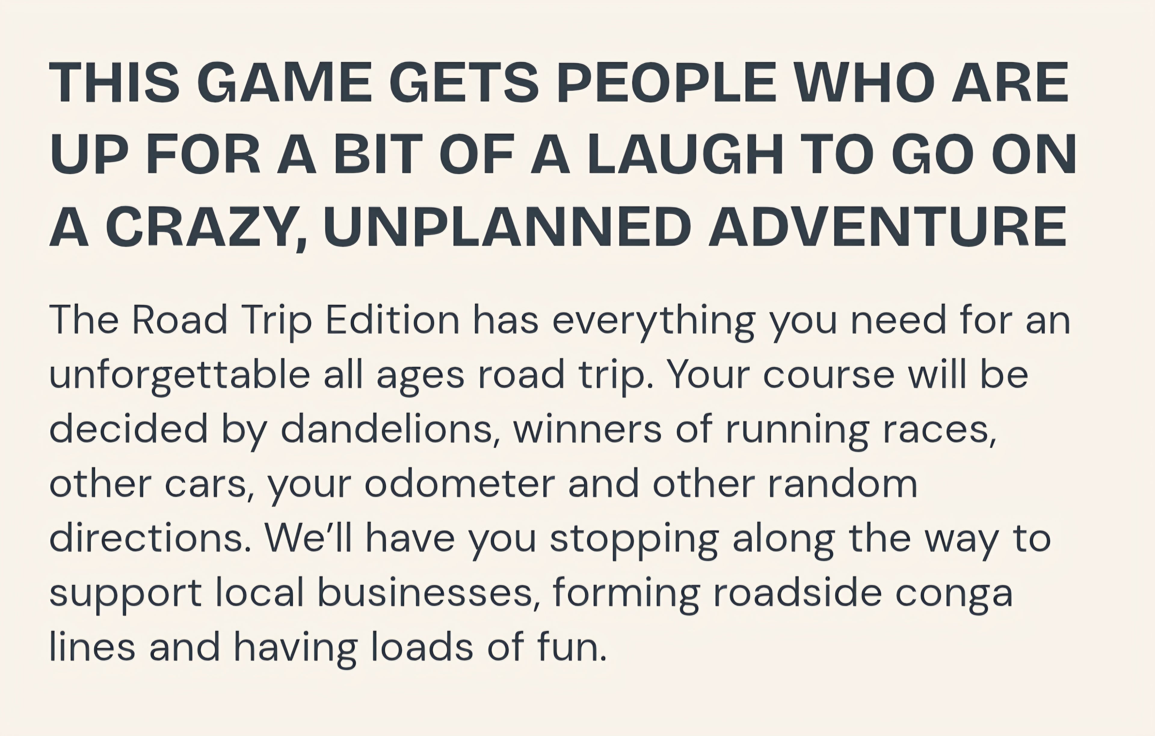 Getting Lost Adventure Game Cards - The Road Trip Edition