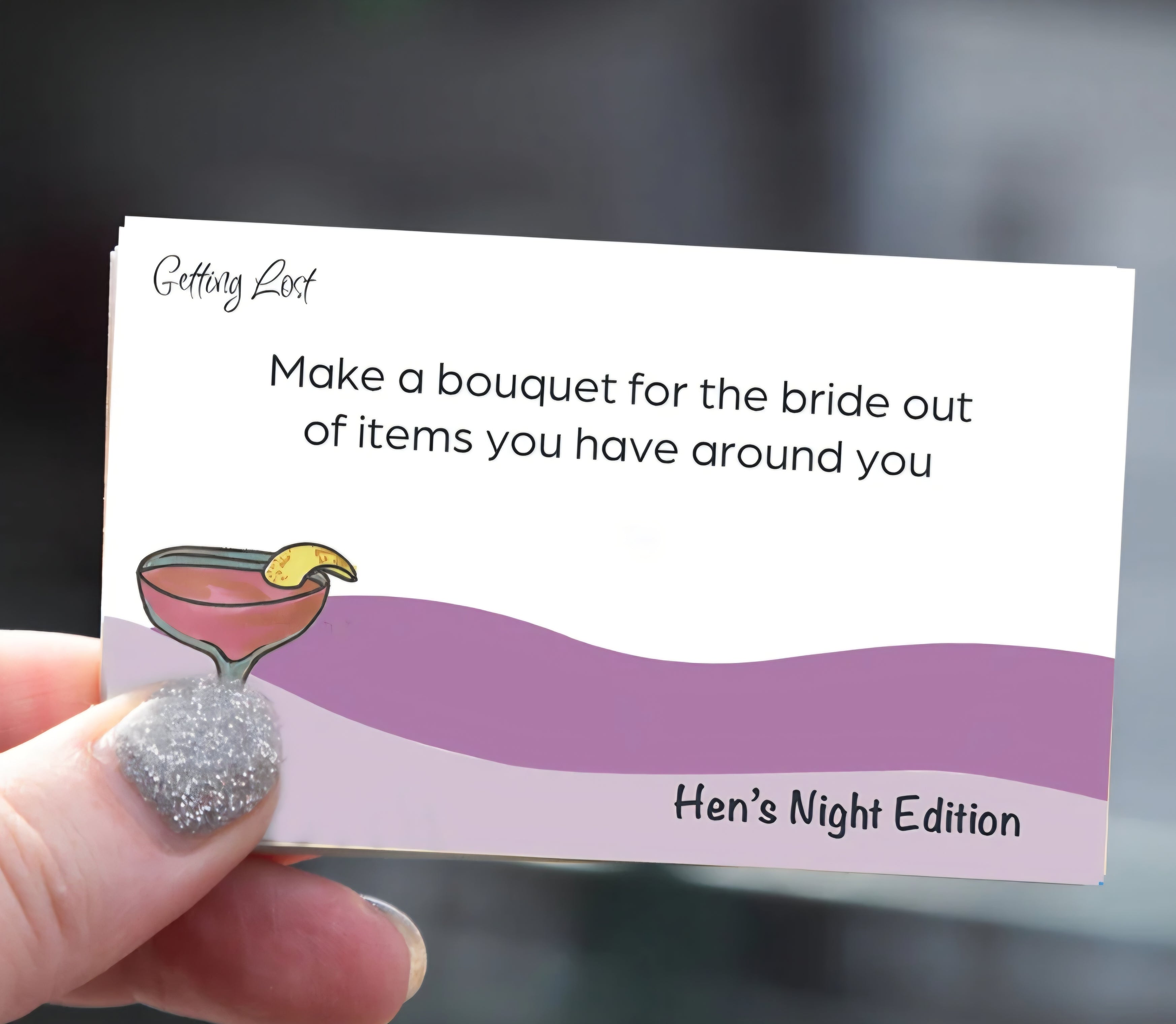Getting Lost Adventure Game Cards - The Hen's Night Edition