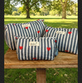 Ira Ira Travel Cosmetic Bag - Small Blue