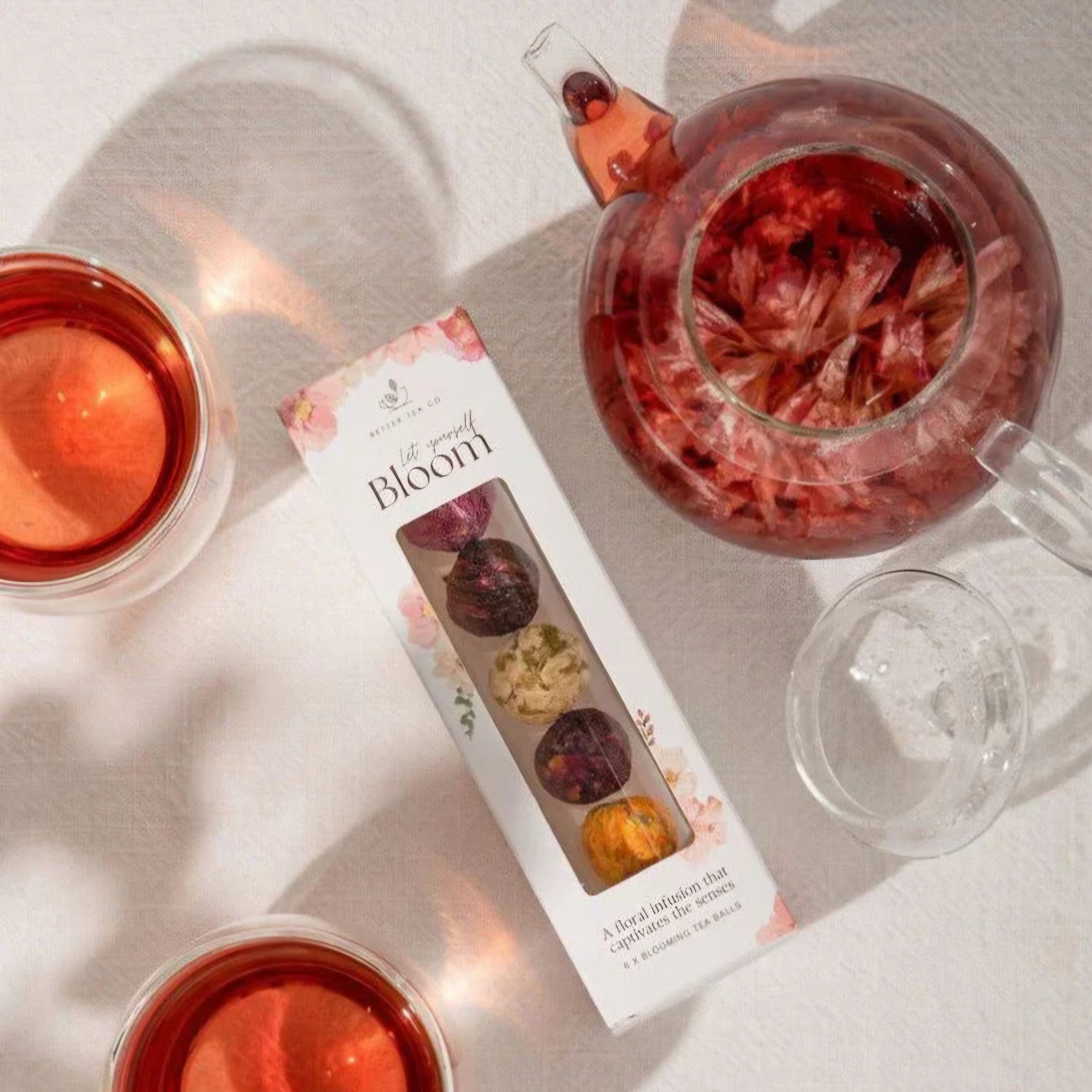 Better Tea Co-Blooming Tea Glass tube 6pk
