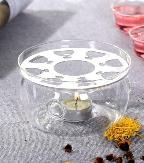Better Tea Co -Glass Teapot warmer only