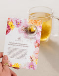 Blooming Tea Ball with Affirmation card