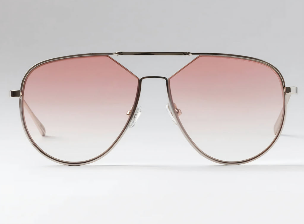 Happy to Sit on Your Face Sunglasses - Di Lusso/Silver