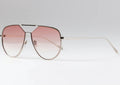 Happy to Sit on Your Face Sunglasses - Di Lusso/Silver