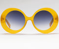 Happy to Sit on Your Face Sunglasses - Molecule Butterscotch
