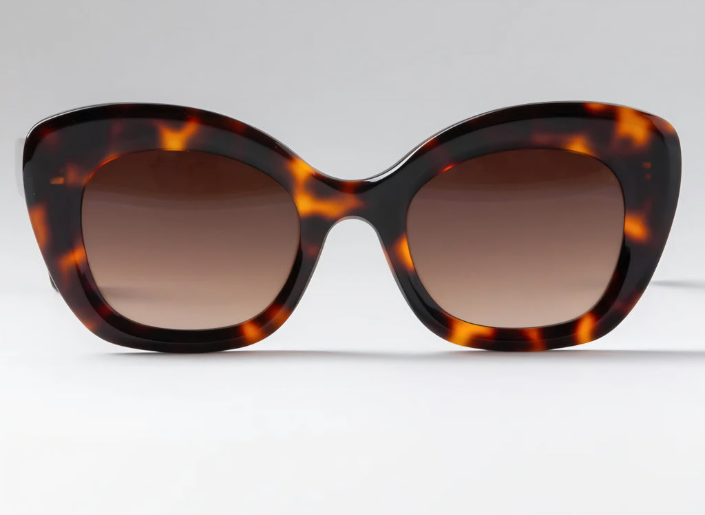 Happy to Sit on Your Face Sunglasses - Cat Ballou Tortoiseshell