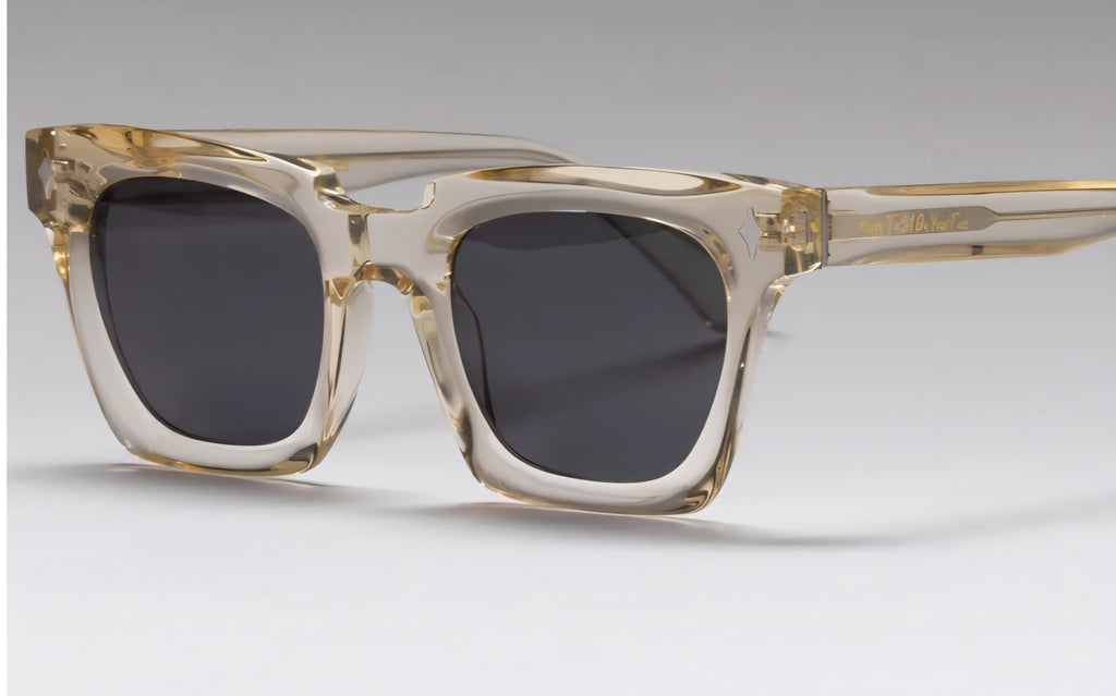 Happy to Sit on Your Face Sunglasses - Dolls Have Eyes Golden Hours