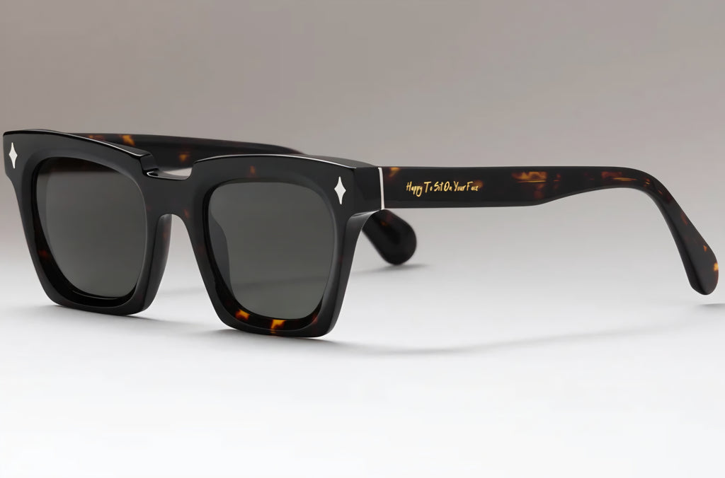 Happy to Sit on Your Face Sunglasses - Dolls Tortoiseshell