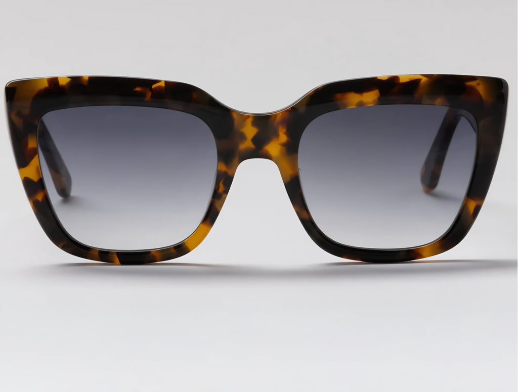 Happy to Sit on Your Face Sunglasses - Twin Peaks Tortoiseshell