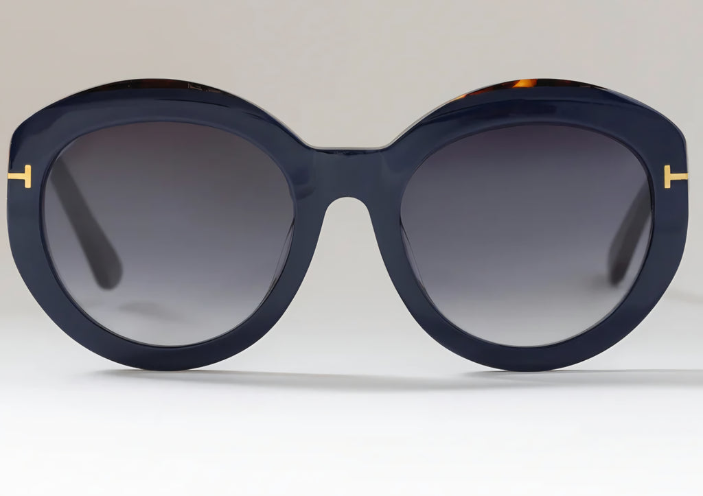 Happy to Sit on Your Face Sunglasses - Vanilla Navy