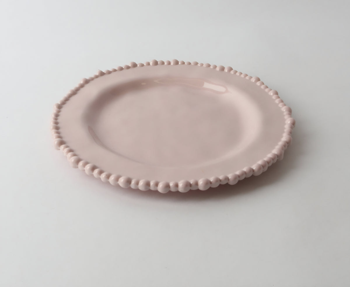 Melamine Pearl Side Plate - French Pink
