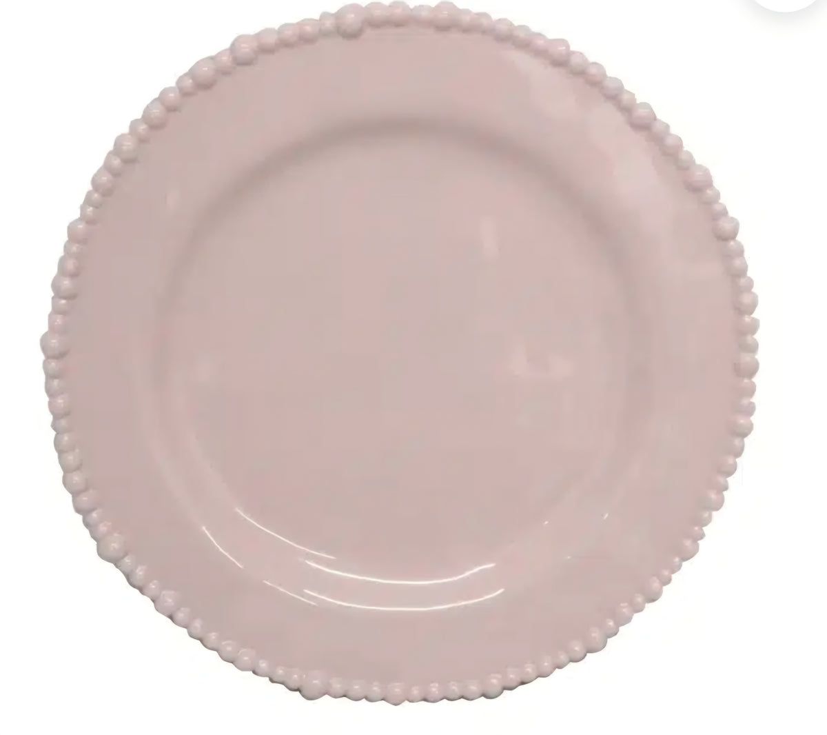 Melamine Pearl Dinner Plate - French Pink
