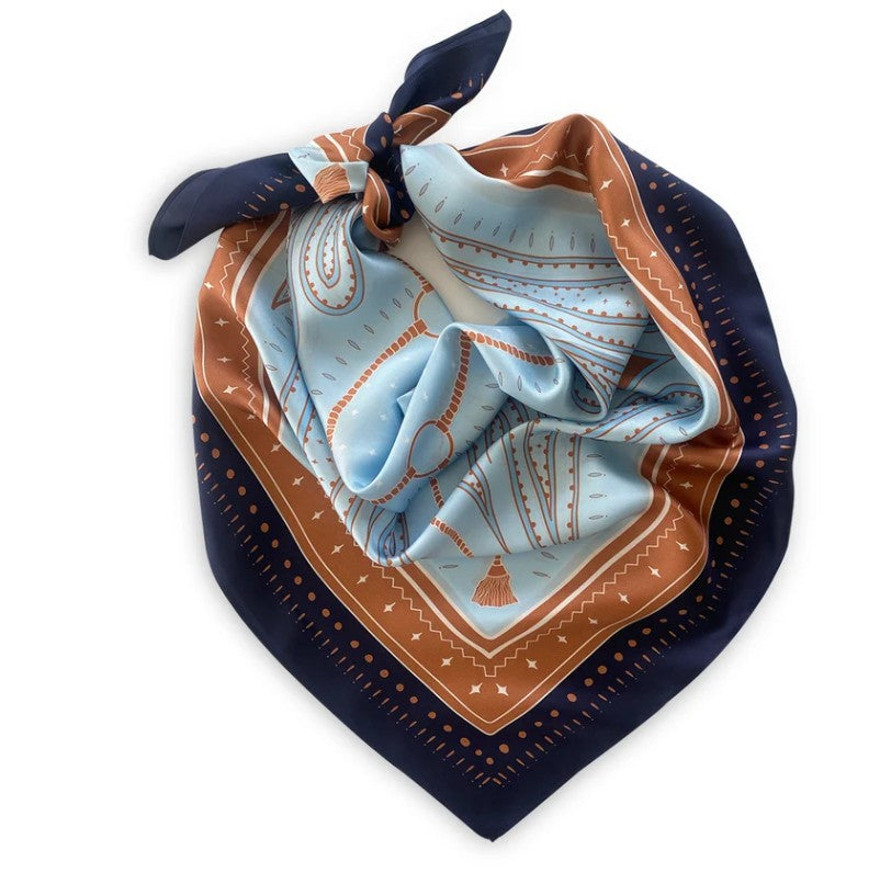 DH x ELLIE COMPTON THE LAWRIE LARGE SILK SCARF