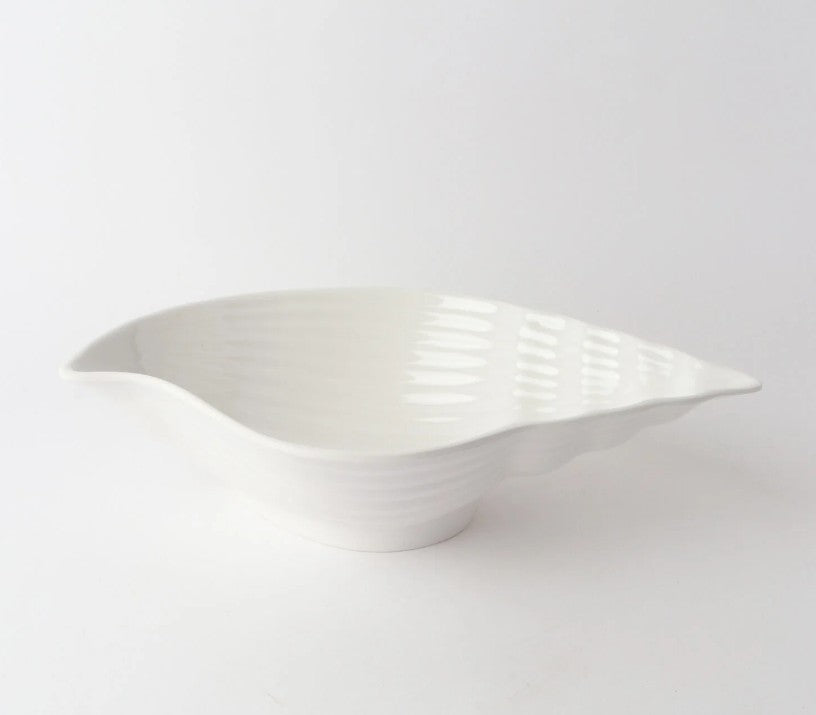 Melamine White Conch Shell Bowl - Le Forge