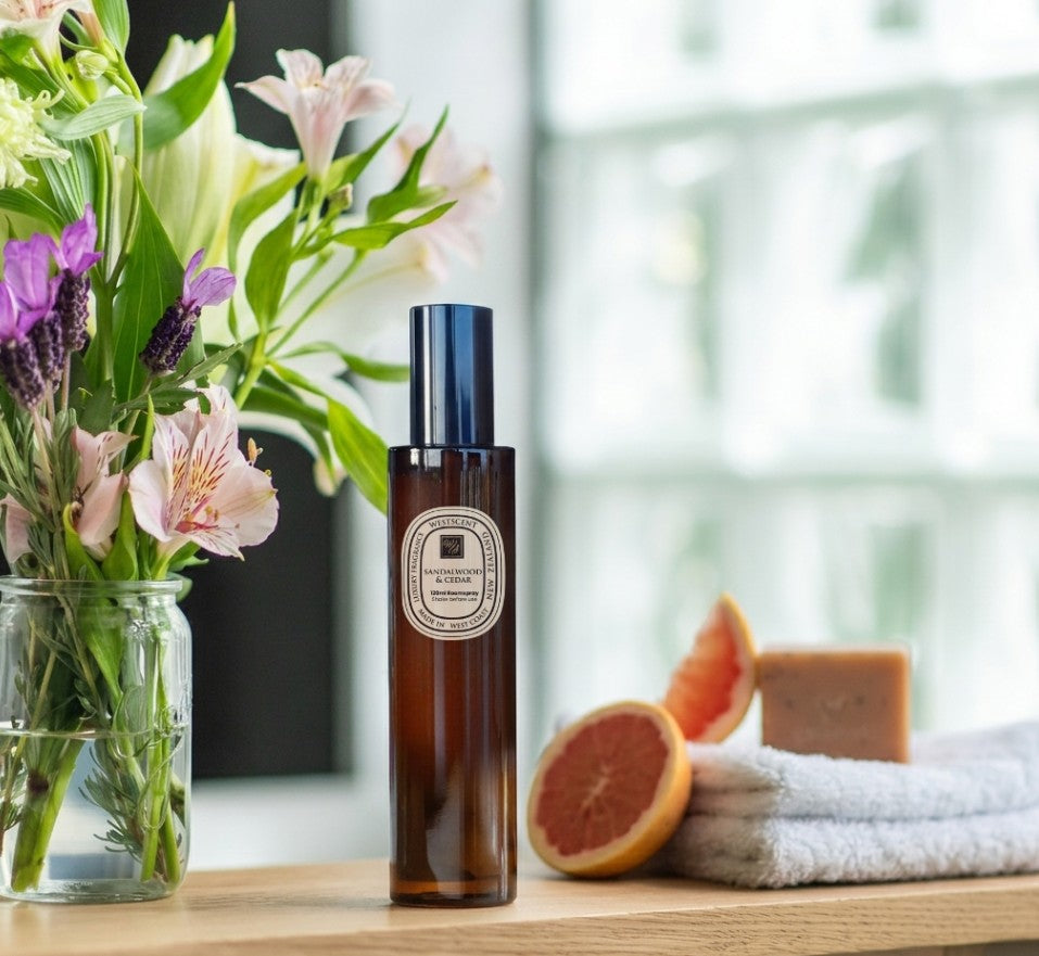 WestScent Room Spray 120ml - Sandalwood & Cedar